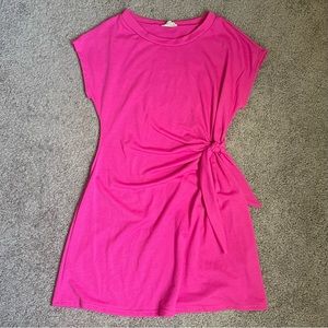 “See You Monday” side tie dress